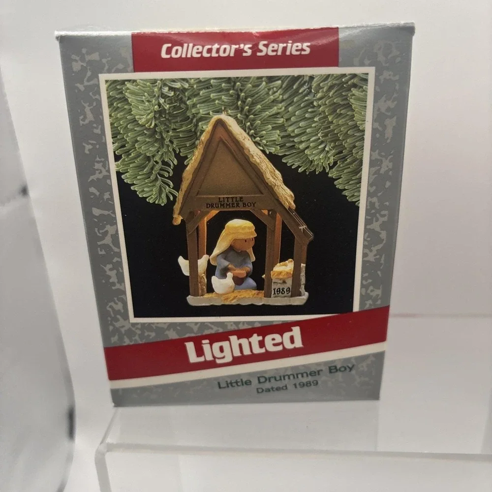 Vtg~Hallmark Ornaments~Lot of 5~Flickering/Lighted/Light & Motion/Light Motion M